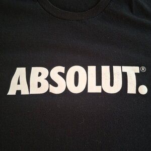 T Shirt Absolut Vodka Promo Advertising Next Level Apparel Adult Size L Large